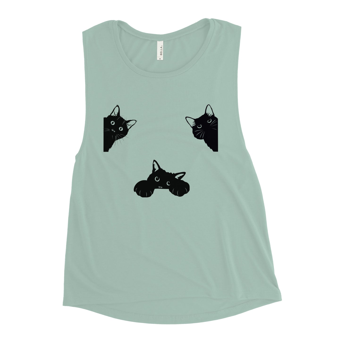 Ladies’ Cat Muscle Tank