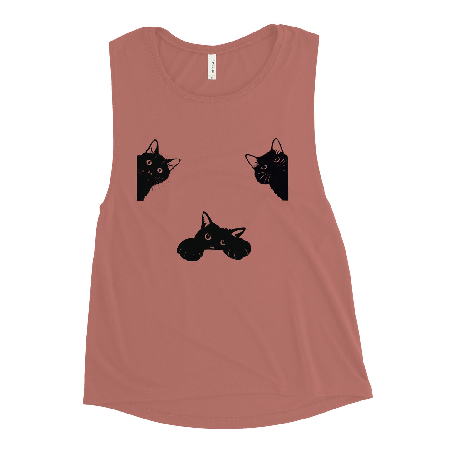 Ladies’ Cat Muscle Tank