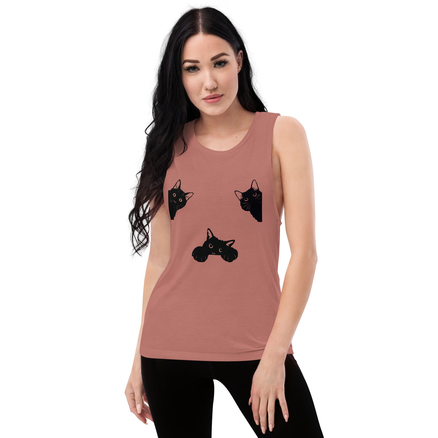 Ladies’ Cat Muscle Tank